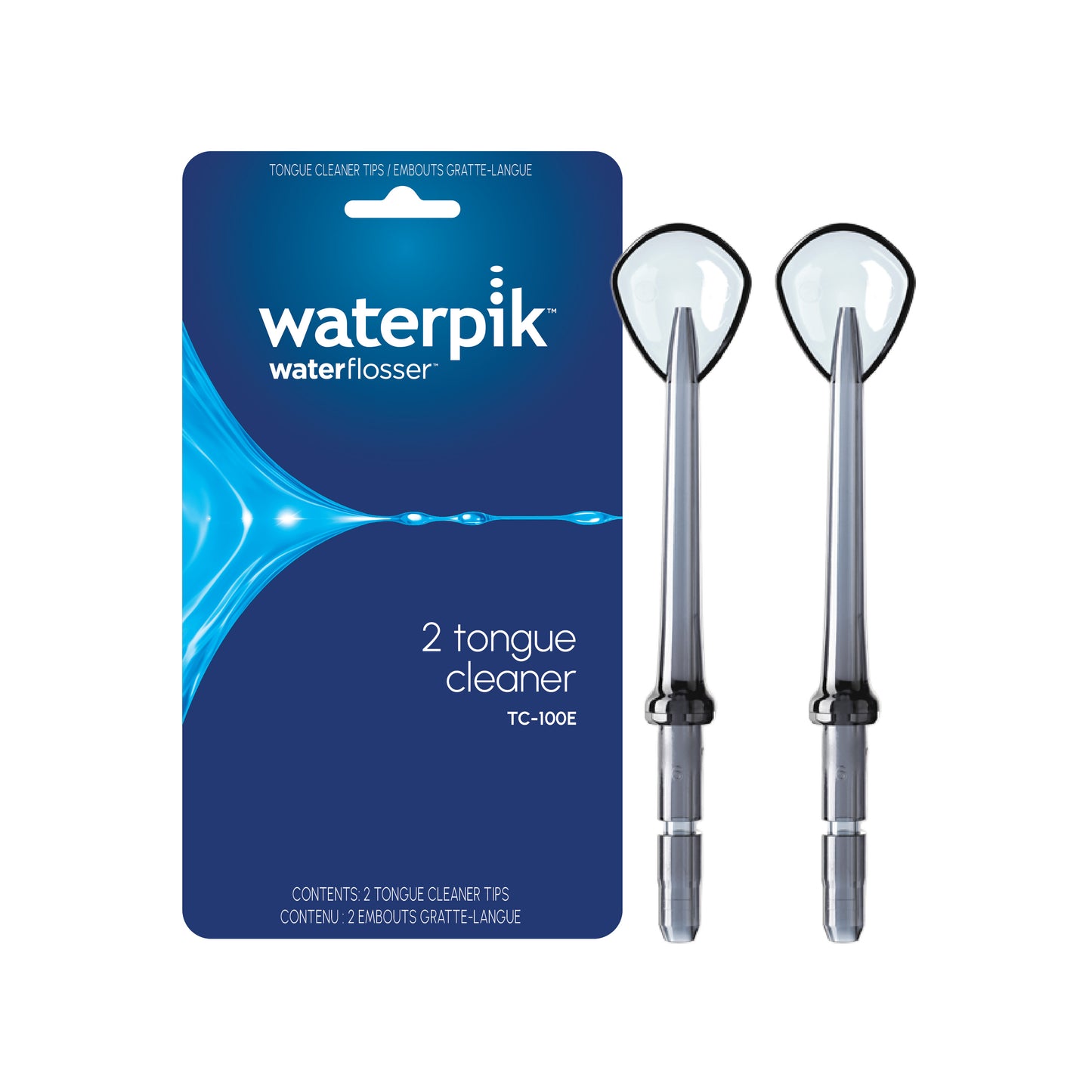 Waterpik™ TC-100E Tongue Cleaner Tips with Packaging