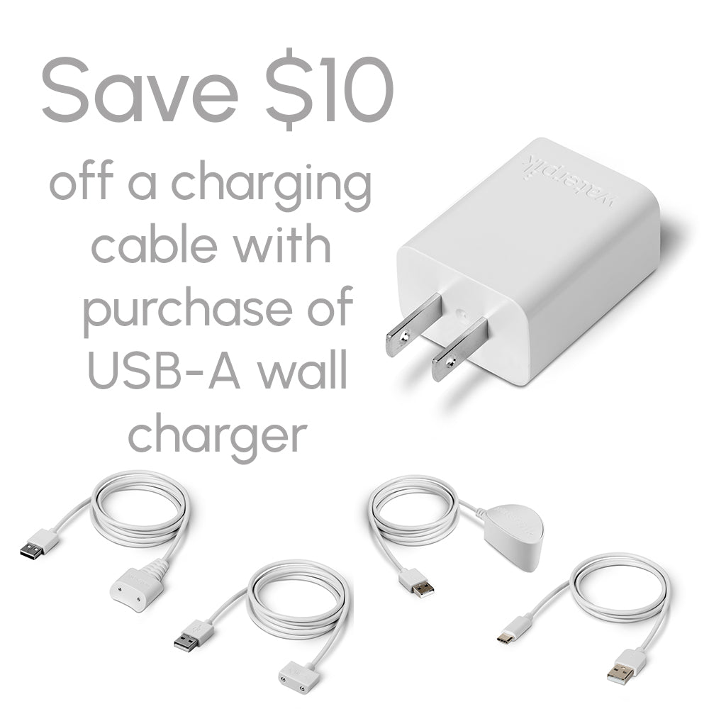 USB Wall Adapter for Cordless Water Flossers ($10 off charging cable with purchase!)