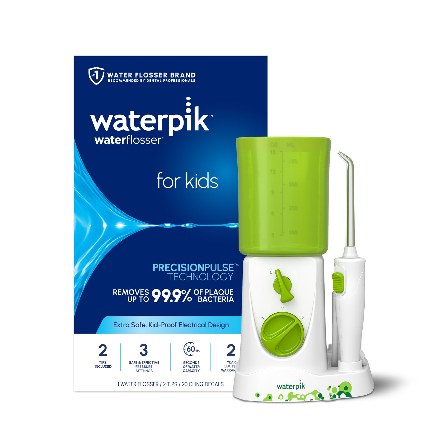 Waterpik Water Flosser For Kids WP-260 with Packaging