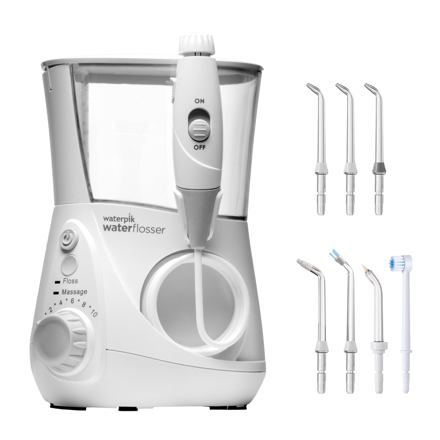 Water Flosser & Tip Accessories - WP-660 White Aquarius Water Flosser