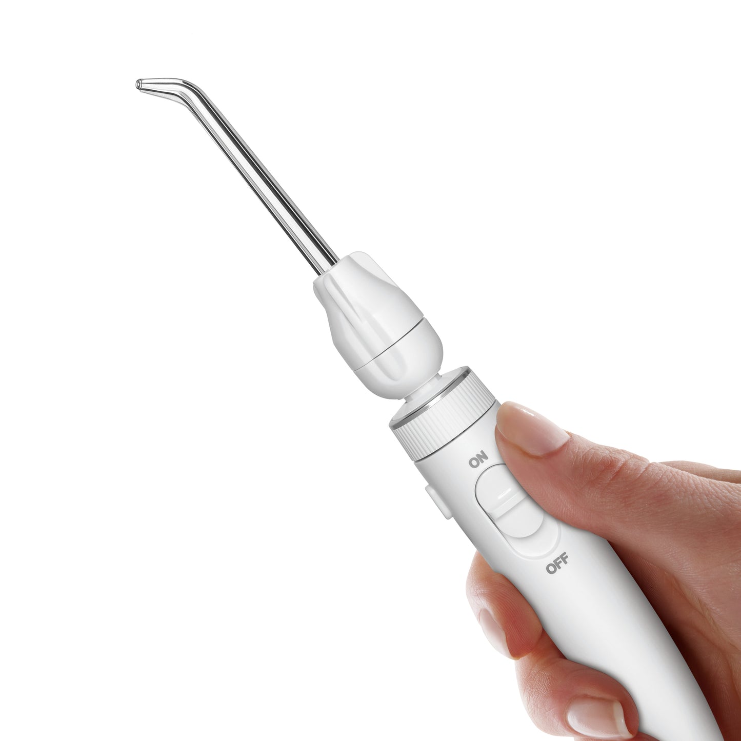 Boost Tip on Waterpik Countertop Water Flosser Handle