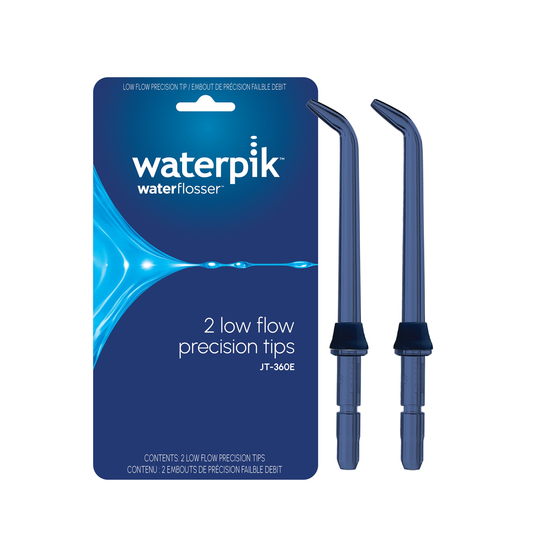 Waterpik™  Handheld Cordless Precision Low-Flow Tips with Packaging