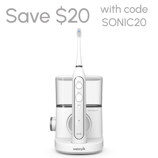 Sonic-Fusion™ 2.0 Professional Water Flossing Electric Toothbrush (Save $20 with code "SONIC20" at checkout!)