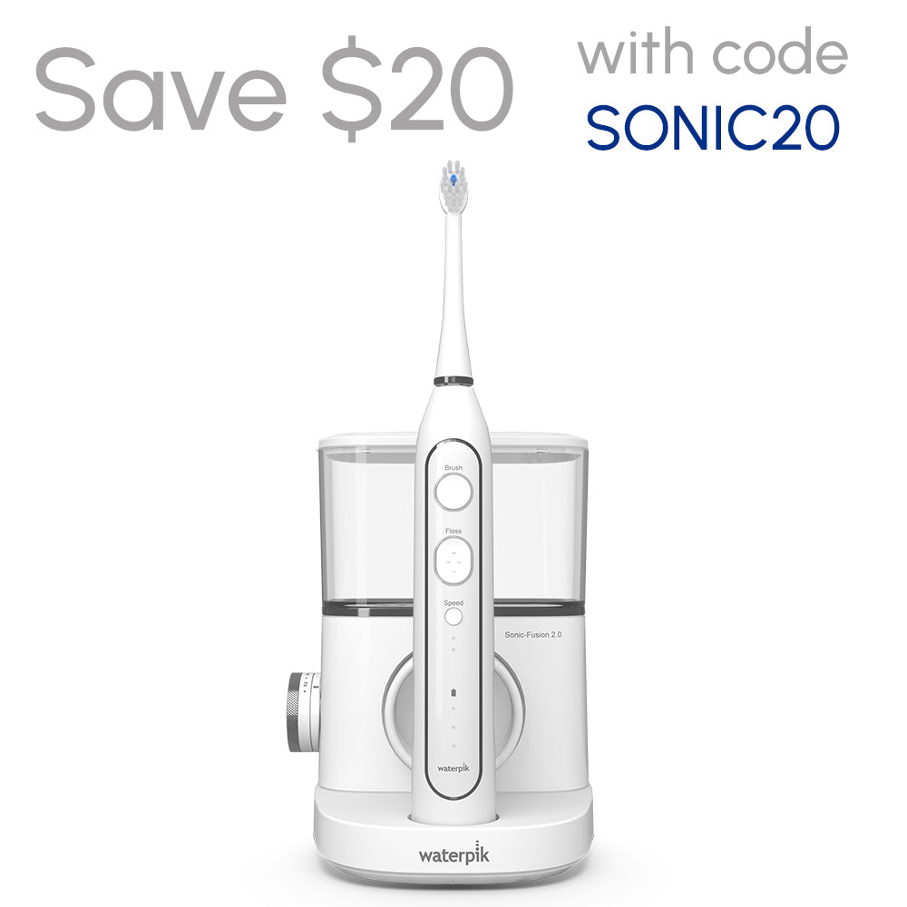 Sonic-Fusion™ 2.0 Professional Water Flossing Electric Toothbrush (Save $20 with code "SONIC20" at checkout!)