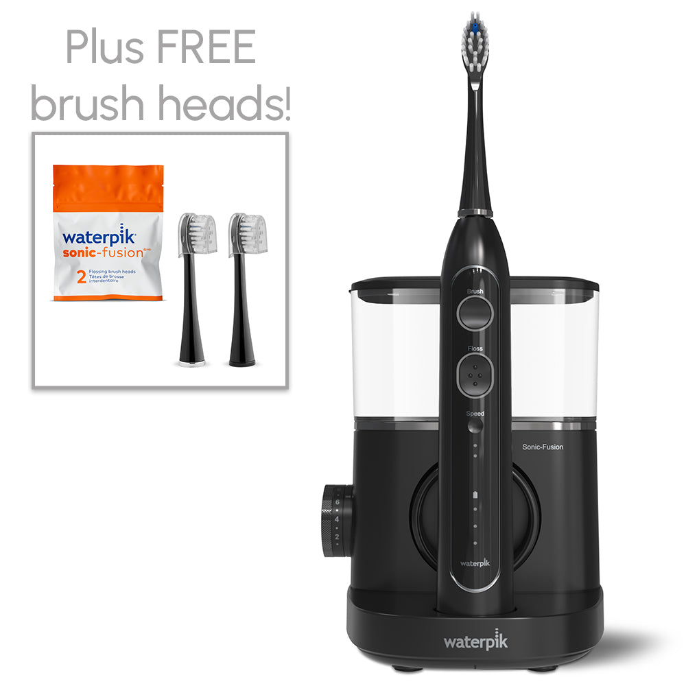 NEW Waterpik Sonic Fusion store 2.0 Electric Toothbrush - SF03W0122 (Black) Unopened