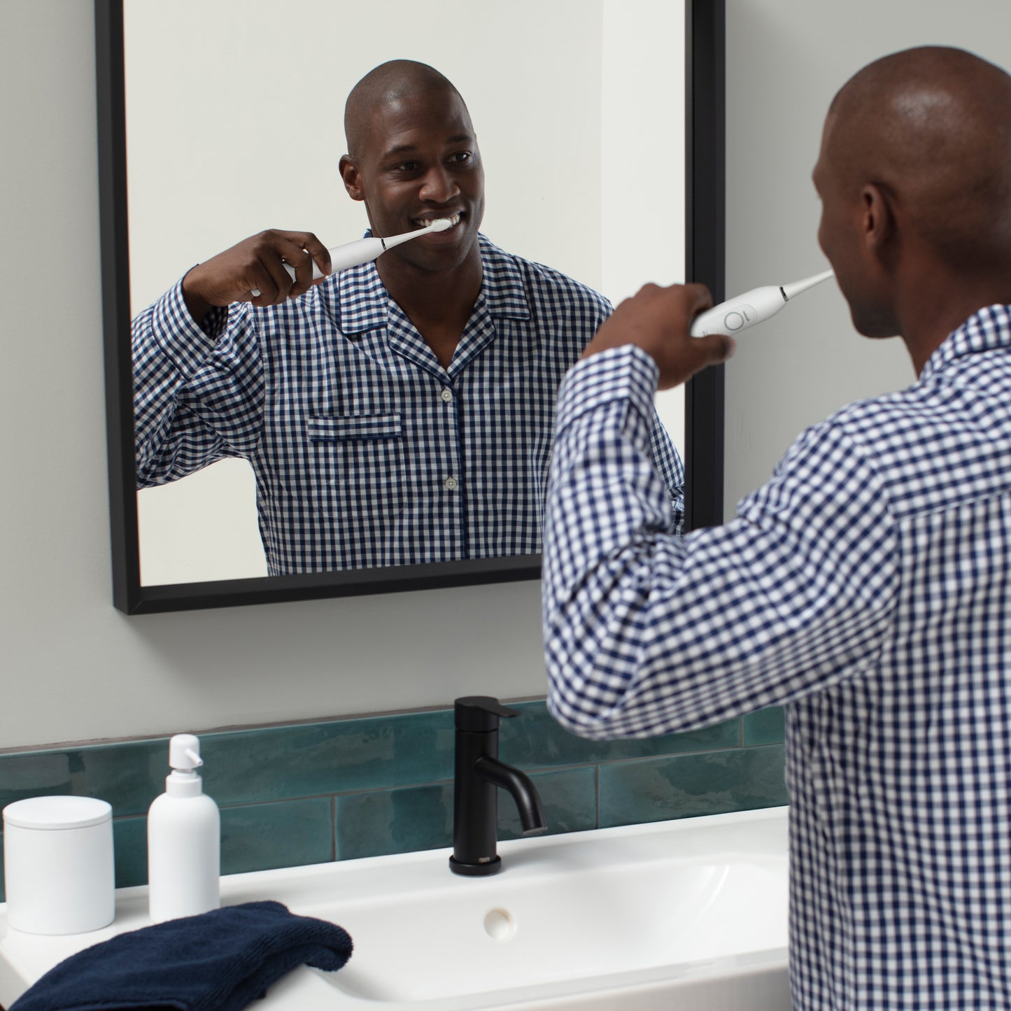 Cordless Slide Water Flosser + Sensonic™ Toothbrush + Brush Heads Bundle (Over $100 Value!)