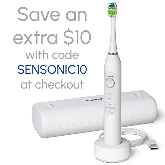 Sensonic™ Electric Toothbrush (plus save an EXTRA $10 OFF with code SENSONIC10!)