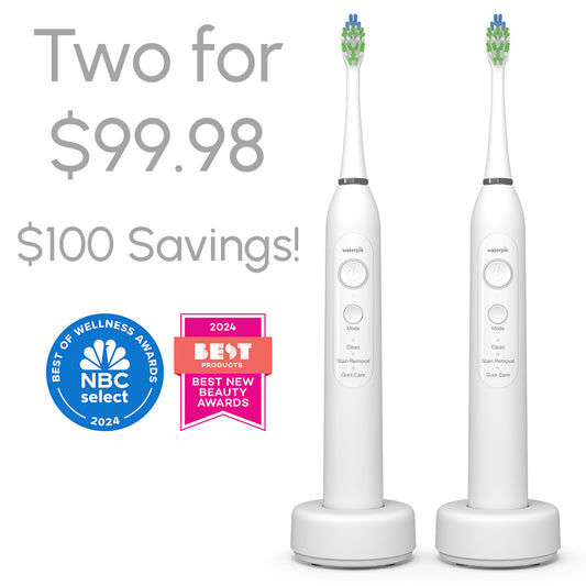 Sensonic™ Electric Toothbrush 2-Pack for $99.98 ($100 savings!)