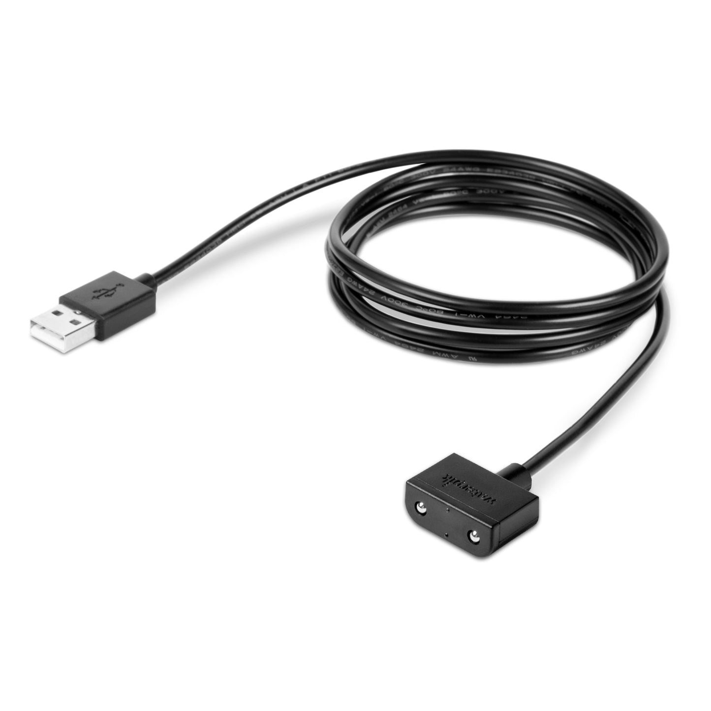 Black Magnetic USB-A Charging Cable for Waterpik ION Cordless Water Flosser, WF-11/Wf-12