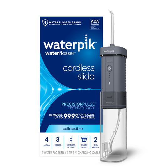 Waterpik Gray Cordless Slide Professional Water Flosser WF-17 with Packaging