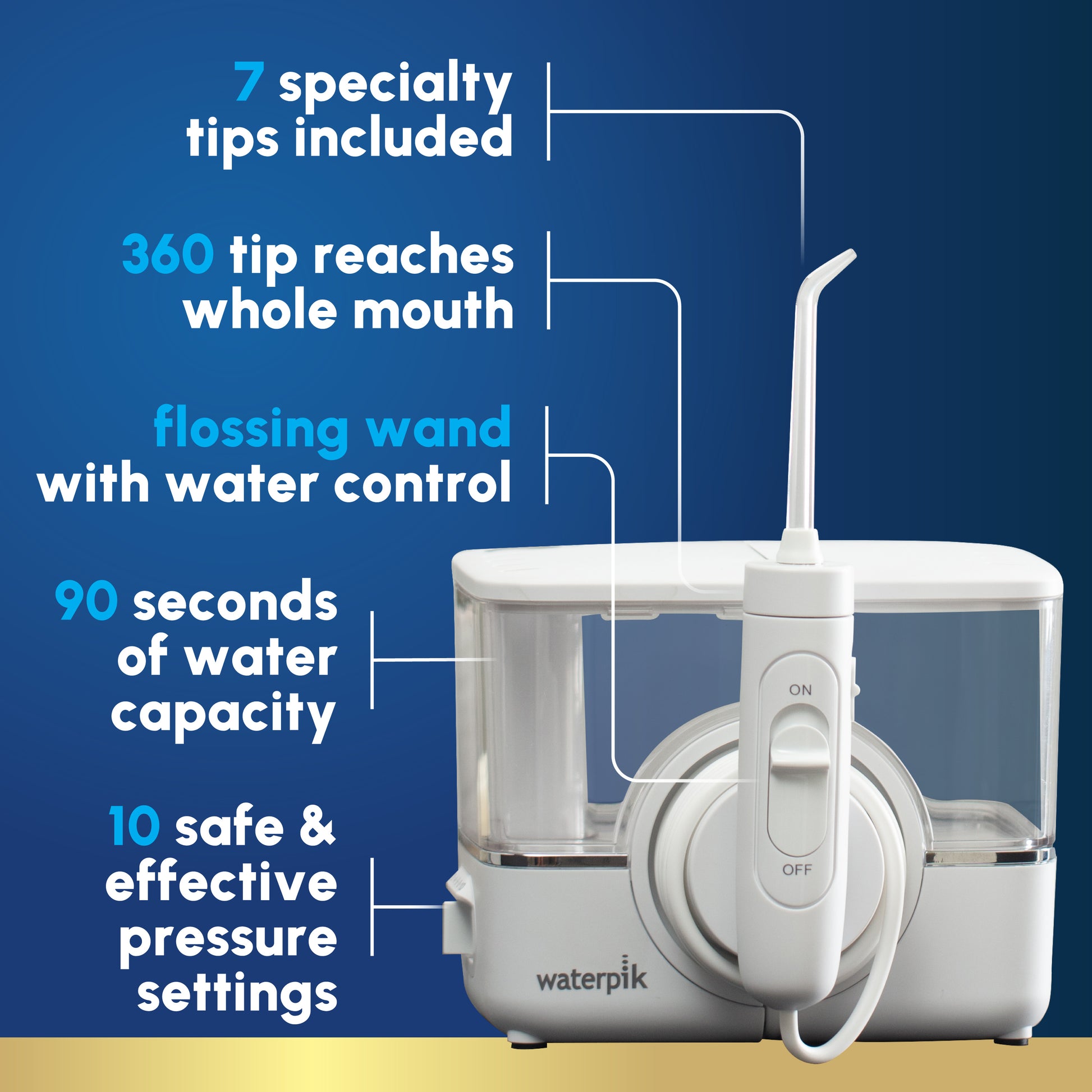 Lithium-ion battery care tips water flosser
