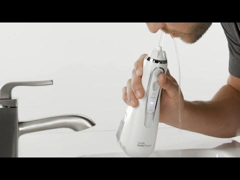 This instructional video is a guide for using the Waterpik Cordless Advanced Water Flosser.