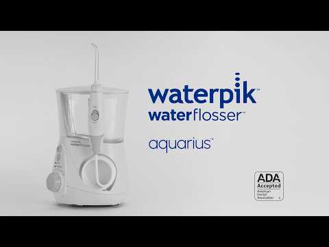 The Aquarius™ water flosser removes up to 99.9% of plaque bacteria that causes gingivitis, cavities, and bad breath from treated areas* and is clinically proven up to 2X as effective as string floss for removing bacterial plaque and improving gum health.
*data on file