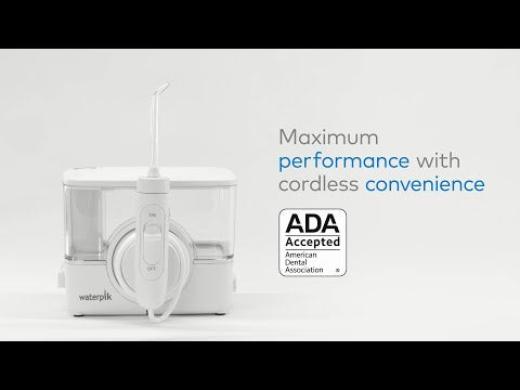 Maximum water flosser performance with cordless convenience. Learn how easy it is to use the ION Professional Cordless water flosser by Waterpik™.