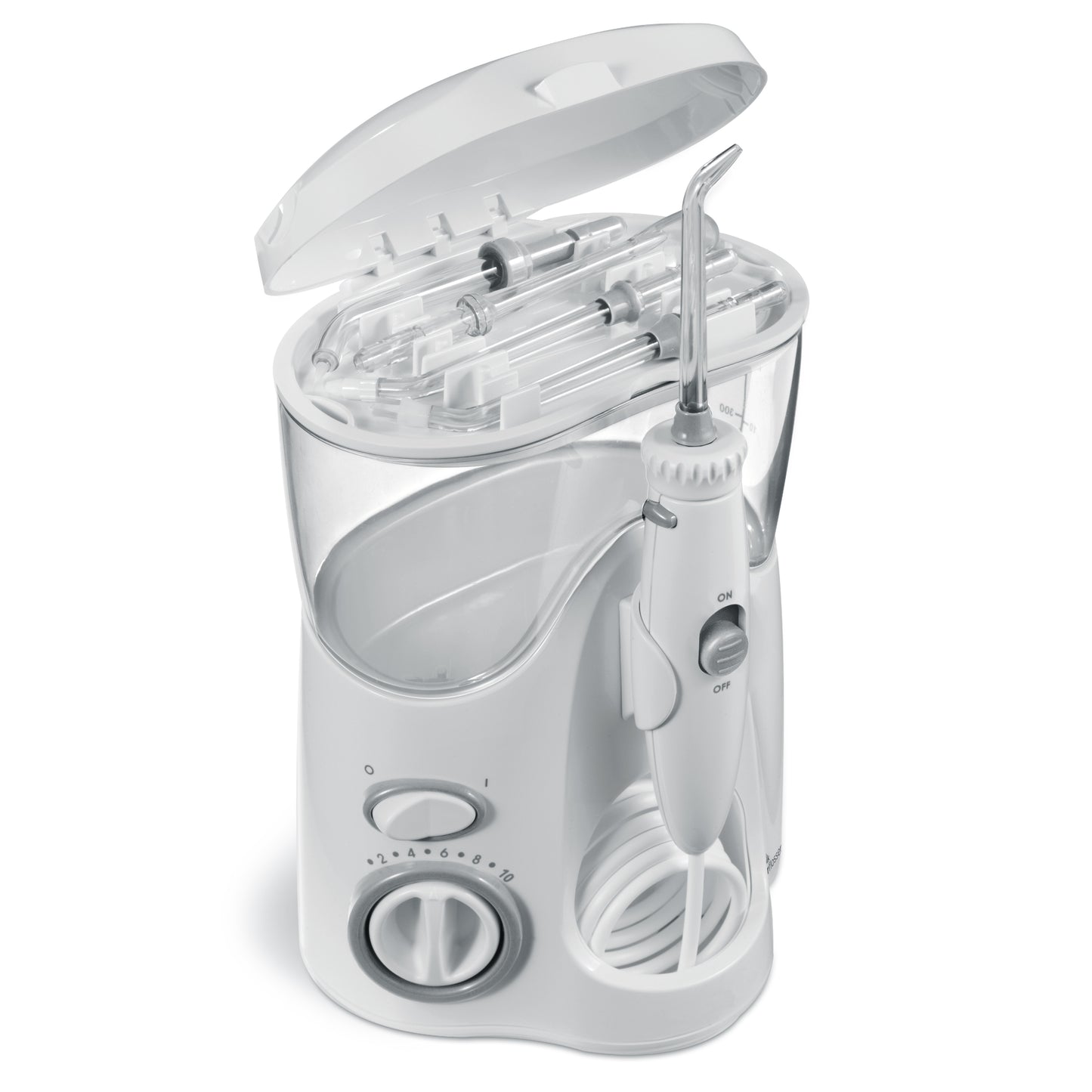 On Board Tip Storage - WP-100 White Ultra Water Flosser