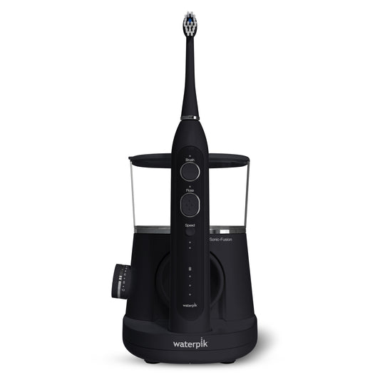 Waterpik™ Sonic-Fusion™ 2.0 SF-03 - Black with Chrome Flossing Toothbrush