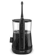 Waterpik Sonic-Fusion 2.0 Flossing Toothbrush, Black with Chrome (SF-03)